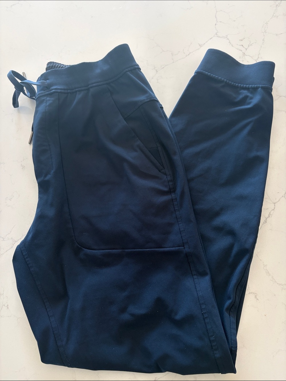 MEN Navy LULULEMON Drawstring Jogger Pants
